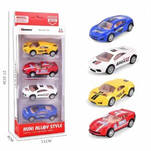 5 Piece Mini Alloy Style Racing Car Set