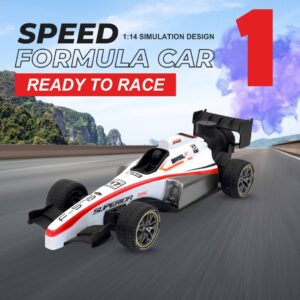 1:14 Scale High-Speed Formula 1 Remote Control Racing Car Ready to Race Simulation Design